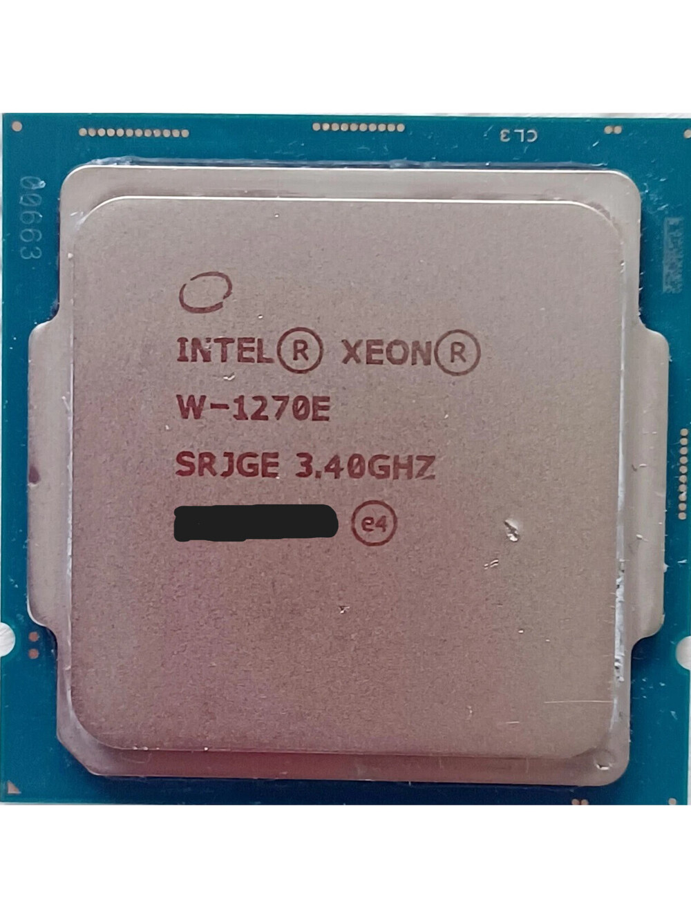 INTEL XEON W-1270E SRJGE 3.4 GHz 8 Core